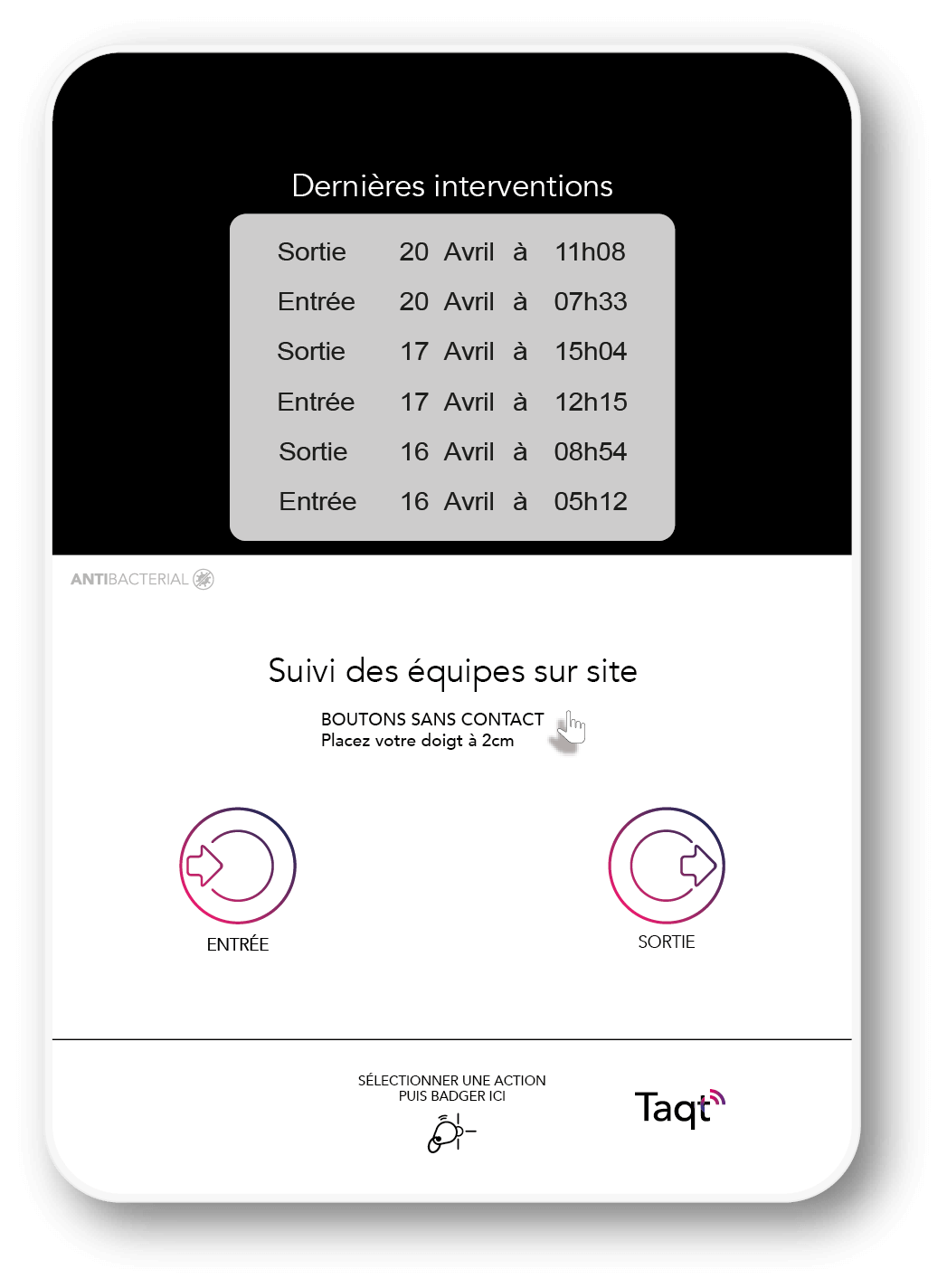 taqt entrée sortie merciyanis