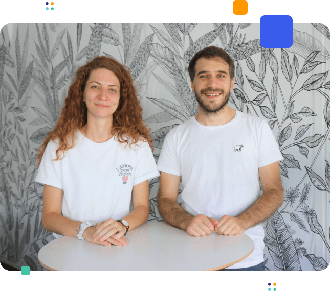 Elise Applanat et Guillaume Blanc, co-fondateurs de MerciYanis