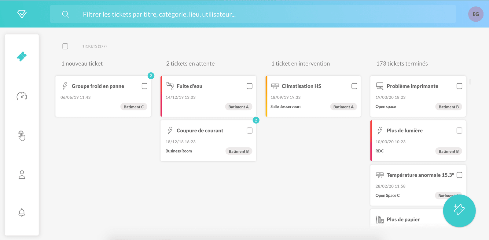 Suivi des tickets depuis la plateforme MerciYanis