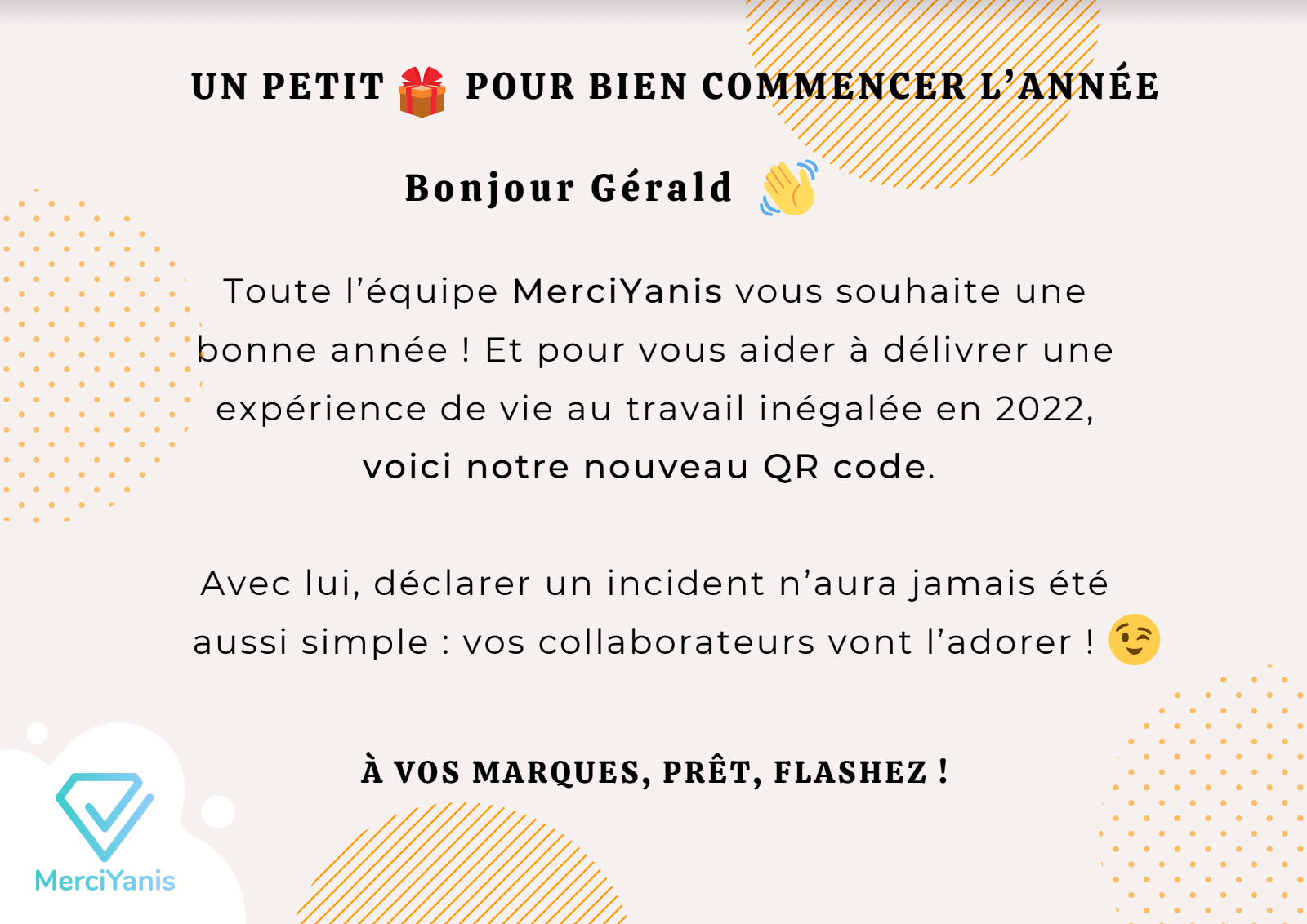 Recto de la pancarte QR code V3