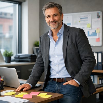 DET utilisant l'IA depuis son bureau